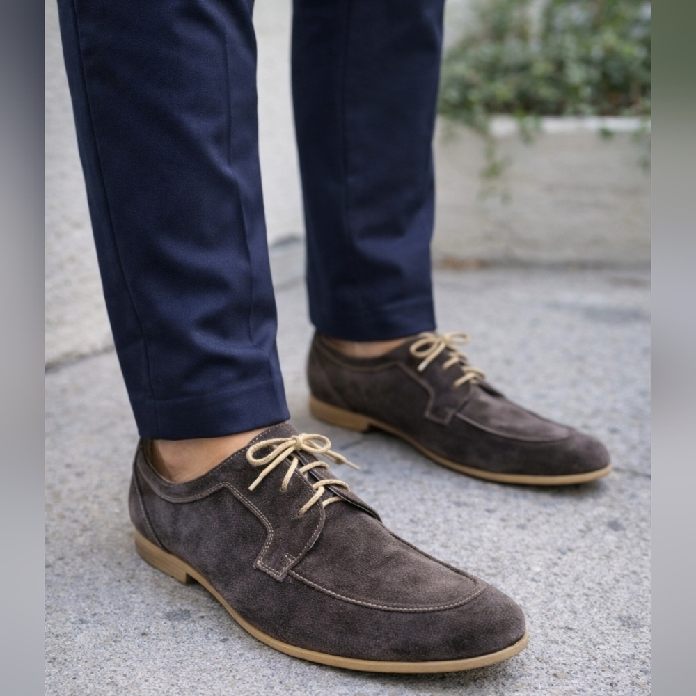 Kenneth Cole Suede At Ur Fingertips Oxfords Size 11.5